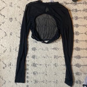 Mesh Black iHeartRaves Mock shirt (S)